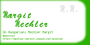 margit mechler business card